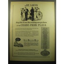 1958 Distinguished Hotels Ad - In St. Louis Chase-Park Plaza