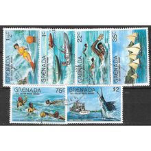 1977 6 different values - #1088 cancelled