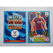 96. Scott Dann - Crystal Palace - Match Attax 2017/18 Football Card EF1
