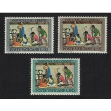 Vatican Christmas Centres 3v 1962 MNH SG#397-399 Sc#353-355