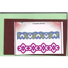 Spellbinders. In Spades Borders Die Set. Die Cutting Cardmaking Scrapbooking