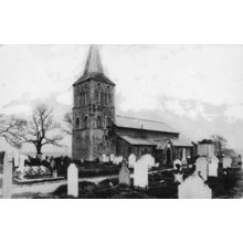 St Michaels & All Angels Church Southwick Sussex in 1890 Postcard