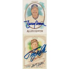 RANDY JOHNSON & TAIJUAN WALKER AUTO 2017/18 ARIZONA DIAMONDBACKS HOF CHAMPIONS