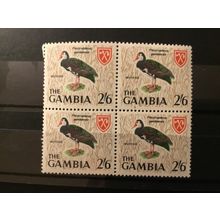 ICOLLECTZONE GAMBIA 223 VF NH Blocks Birds