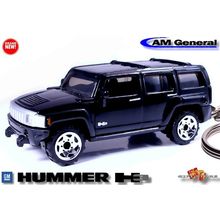 VERY RARE KEYCHAIN TRIPLE BLACK HUMMER H3 CUSTOM Ltd Ed.
