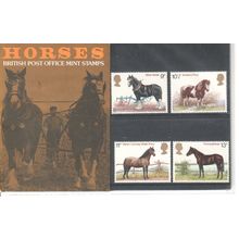 GB stamps 1978 Presentation Pack - SG 1063-1066 - British Horses