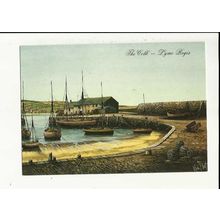 Dorset LYME REGIS Cobb Art Postcard by Pictures Ltd.