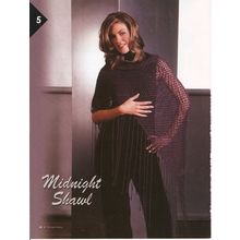 Crochet Shawl Pattern Midnight Shawl