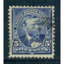 Used 281 5c Ulysses S. Grant Fine M04839
