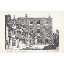 Hill Street Wisbech Pasinting Postcard