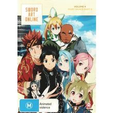 Sword Art Online Volume 4 Fairy Dance Pt 2 DVD | Episodes 20-25 | Region 4