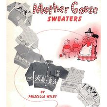 Knit Mother Goose Baby/Child 1950 Volume 9 ~ Sweaters 11 Nursery Designs 6m-6yrs