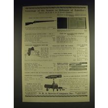 1932 N.R.A. Service Company Ad - Greetings of the season to Rifleman of America