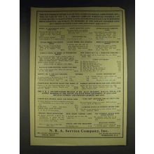 1932 N.R.A. Service Company Ad - The new Federal Excise tax of 10% levied