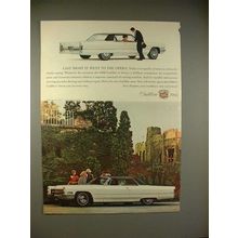 1966 Cadillac Car Ad - Last Night it Went to the Opera