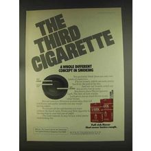 1976 Lark Cigarettes Ad - The Third Cigarette