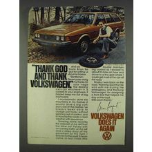 1978 Volkswagen Dasher Ad - Thank God