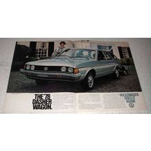 1978 Volkswagen Dasher Wagon Ad - The '78 Dasher