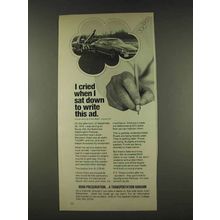 1978 The Asphalt Institute Ad - I Cried When I Sat Down