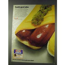 1978 Kraft Singles Cheese Ad - Frankly Good Value