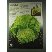 1978 Kraft Thousand Island Dressing Ad - Salad Days