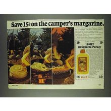 1978 Kraft Squeeze Parkay Ad - The Camper's Margarine