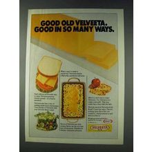 1978 Kraft Velveeta Cheese Ad - Good In Many Ways