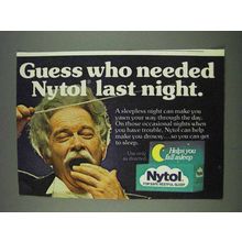 1978 Nytol Sleep Aid Ad - Last Night