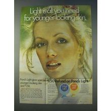 1978 Pond's Light Ad - Need For Younger-Looking Skin