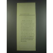 1949 Newton, Chambers & Company Ad - Board Minute 304/49