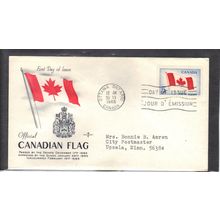 FDC Rose Craft 5c Flag (Cachet-Typed/A) CV39076