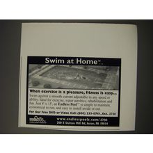 2005 Endless Pools Ad - Swim at Home When exercise is a pleasure