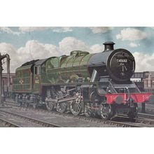 LMS Jubilee Class 4-6-0 45682 Trafalgar Train Old Postcard