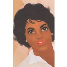 Ruby Dee American Actress Poet Playwright Civil Activist Postcard