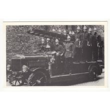 Gateshead Fire Brigade Reproduction Postcard Tyne & Wear Museums A21