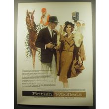 1959 British Woolens Ad - Many people will consider nothing but British Woolens