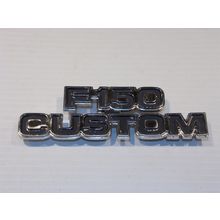 1977 78 79 Ford Truck F-150 Custom Emblem OEM D7TB-16702-DWC