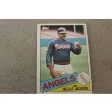 1985 TOPPS BASEBALL REGGIE JACKSON HOF CARD#200