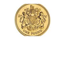 Royal Arms 1993 £1 coin circulated
