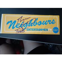 Neighbours Memorabilia TV show SIGNED sticker - Ryan Moloney -Toadfish Rebecchi