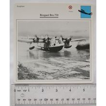 Breguet Bre.731 - France - Seaplane - Collectors Club Card