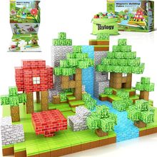 100PCS Magnetic Blocks-Build Mine Magnet World Set for Boys & Girls Age 3-5 6-8,