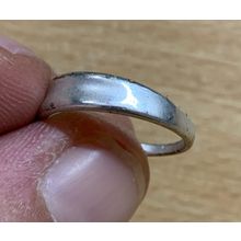 UK SIZE M RING VINTAGE SILVER TONE 2.06 GRAMS (P3)