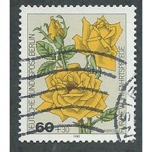 BERLIN -1982 60pf +30 'HUMANITARIAN - ROSES' FINE USED (EBID44-861)