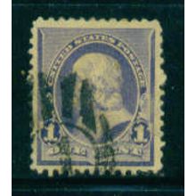Used 219 1c Benjamin Franklin Fine M01938