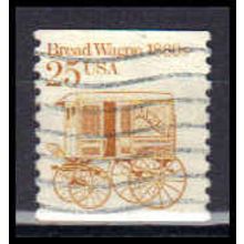 Used 2136 25c Bread Wagon Fine W0995