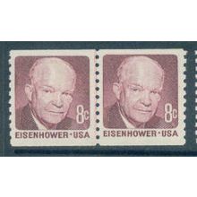 1402 8c Dwight Eisenhower Almost Very Fine MNH CLP R0264
