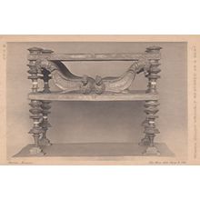 Roman Couch Wrongly Restored As A Seat Antique Postcard