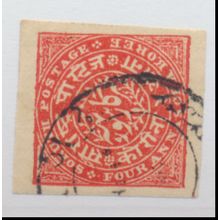 Soruth (India Feudatory State) Stamp Scott #16, Used