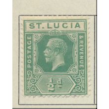 St. Lucia Stamp Scott #76, Mint Hinged